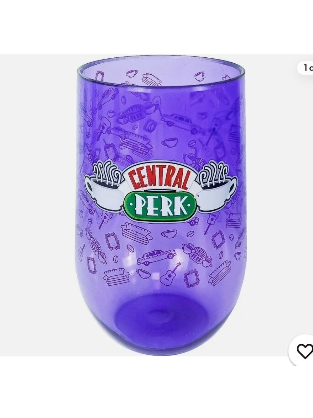 FRIENDS Central Perk Wine Cup NWT